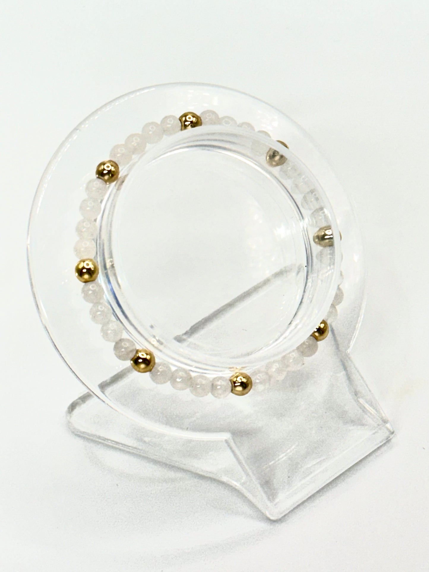 Pure Serenity Bracelet-White Jade