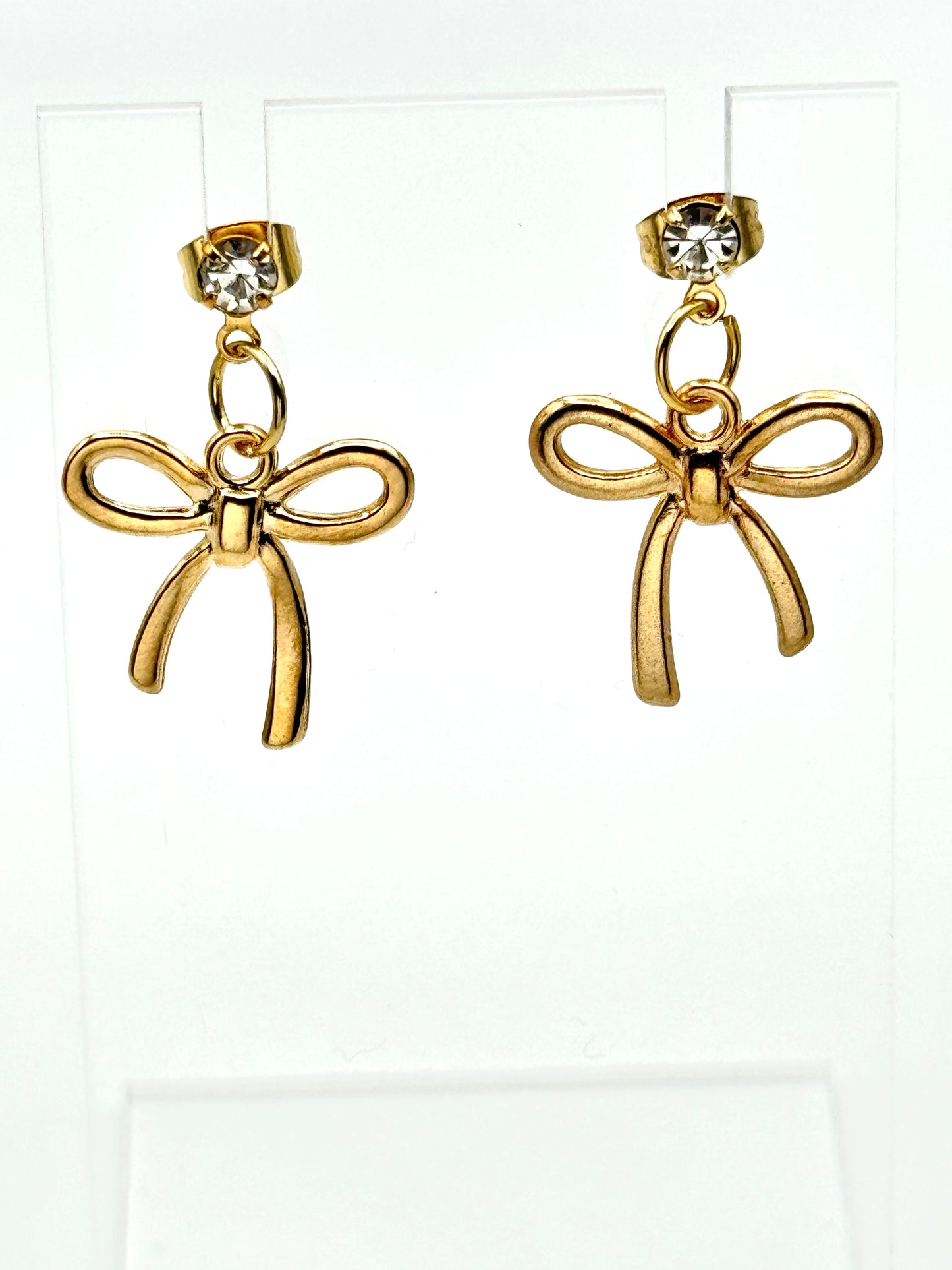 π Golden Grace Bow Earrings