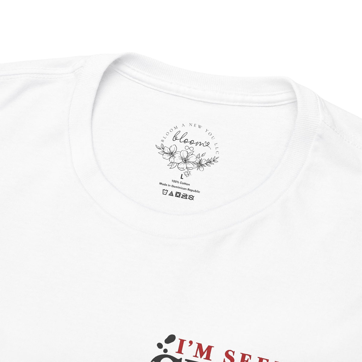 The Seeing Spots Tee — Classic Red Bow