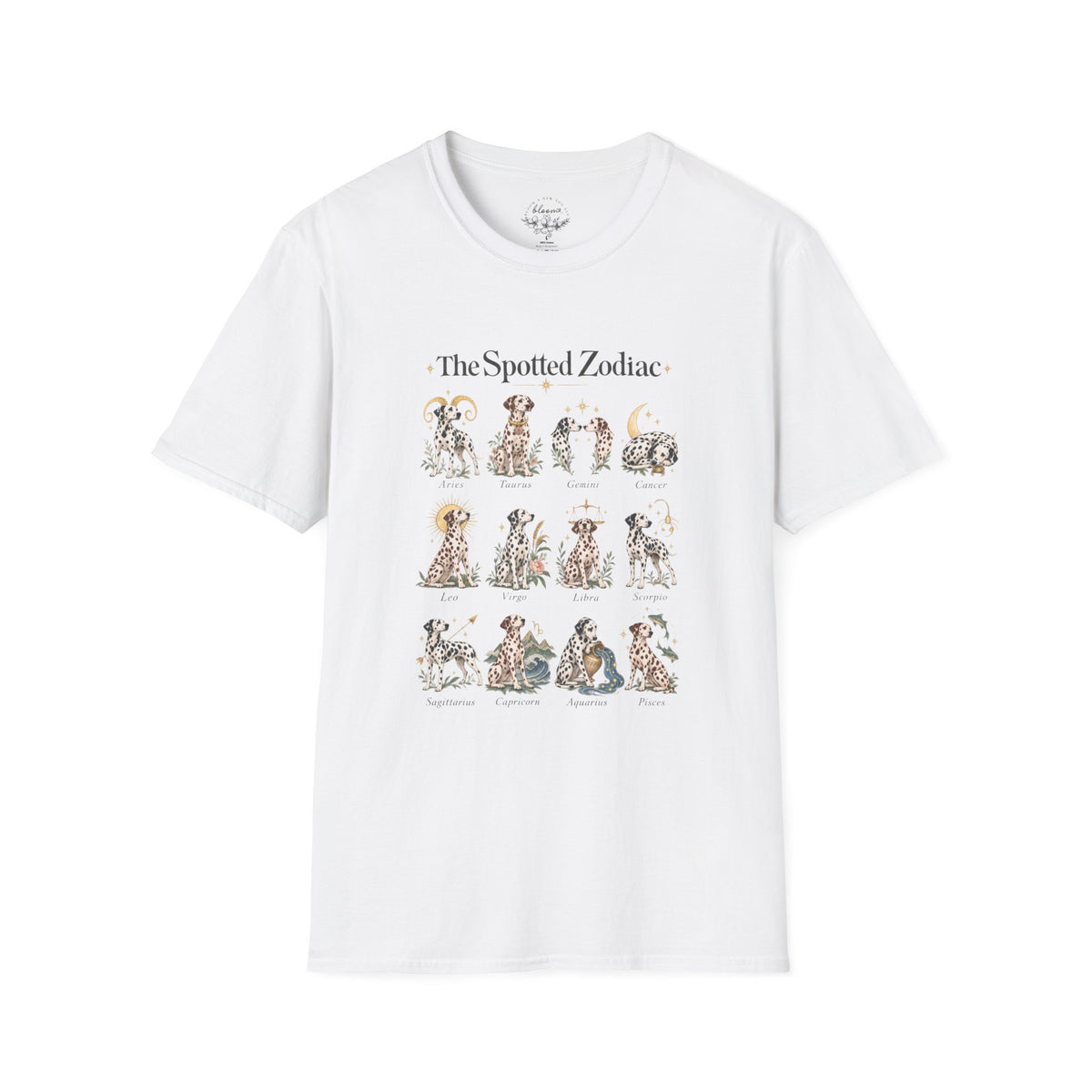 Spotted in the Stars — Dalmatian Zodiac Tee