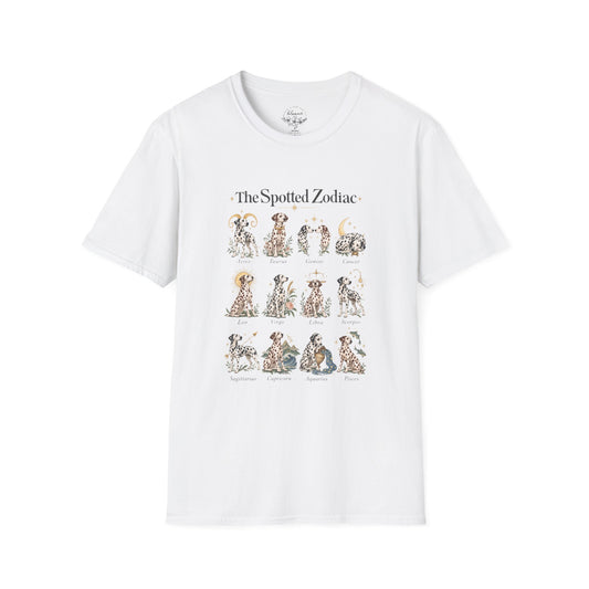 Spotted in the Stars — Dalmatian Zodiac Tee