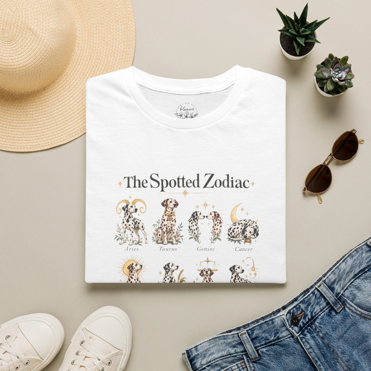 Spotted in the Stars — Dalmatian Zodiac Tee