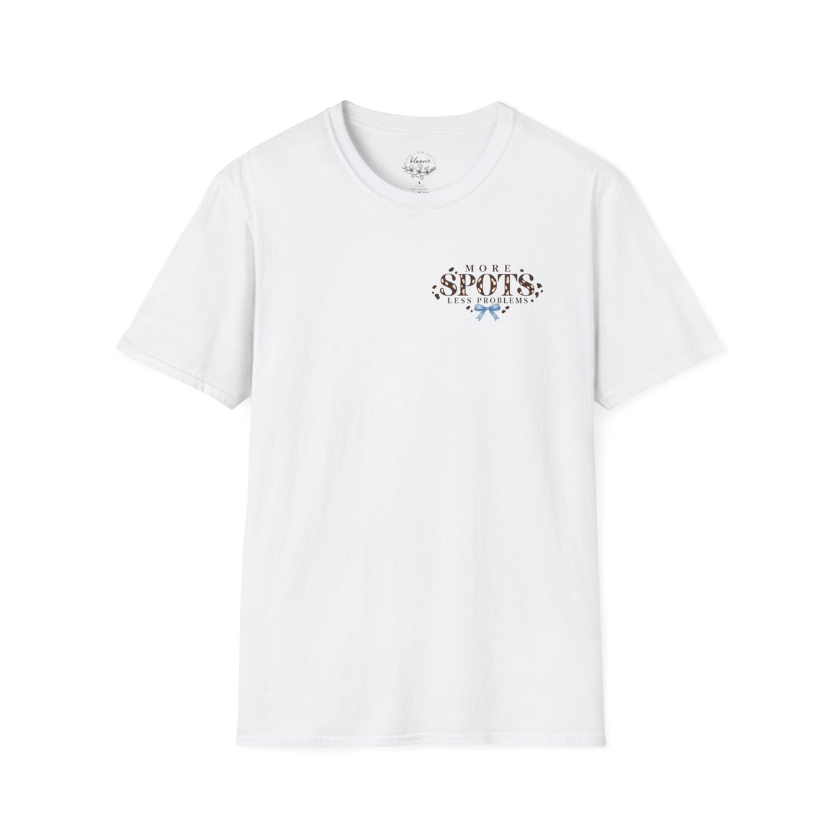 The Seeing Spots Tee — Liver & Blue