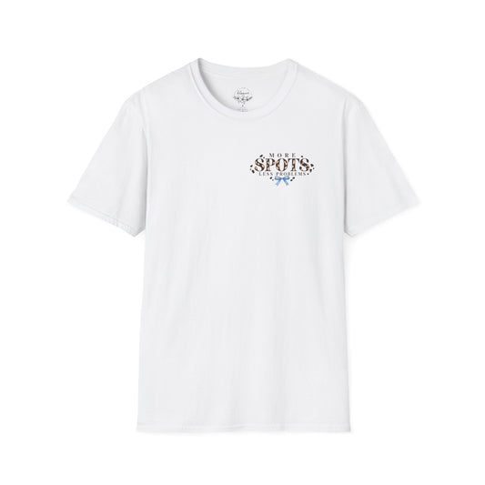 The Seeing Spots Tee — Liver & Blue