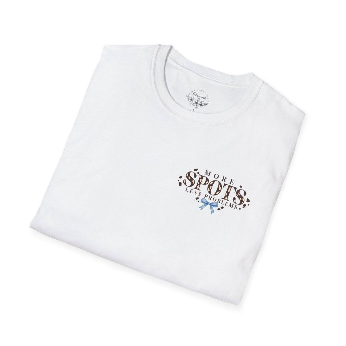 The Seeing Spots Tee — Liver & Blue