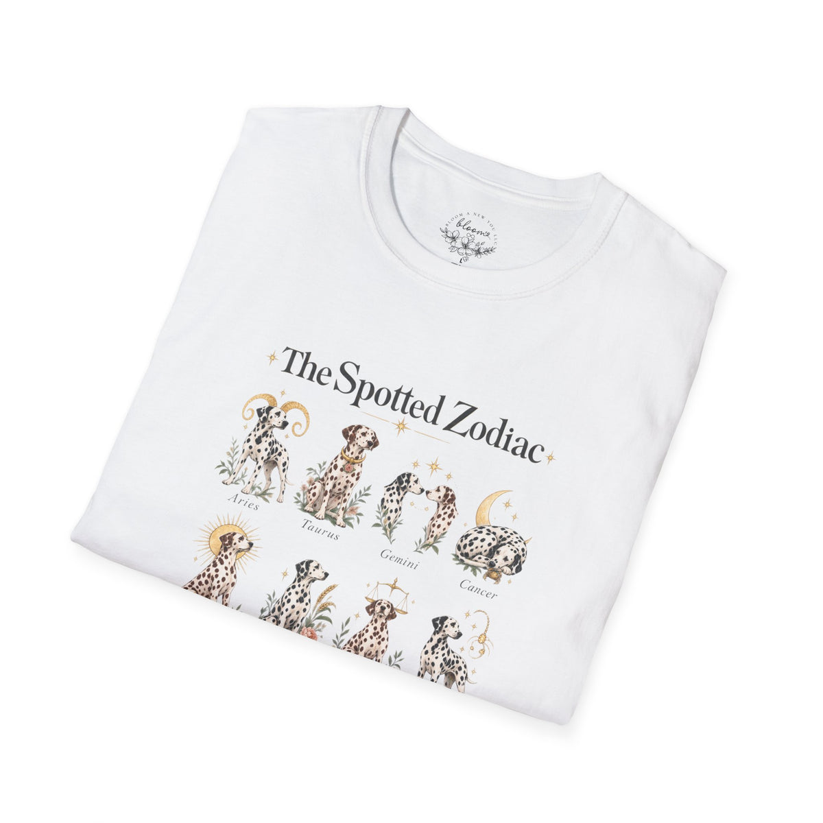 Spotted in the Stars — Dalmatian Zodiac Tee