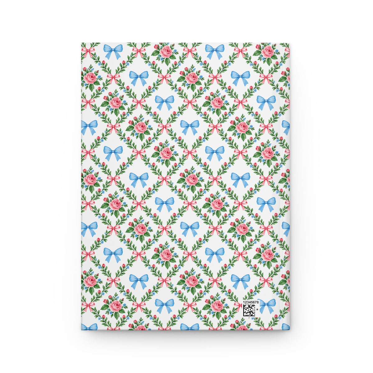 Vintage Rose Pattern Hardcover Journal/Notebook