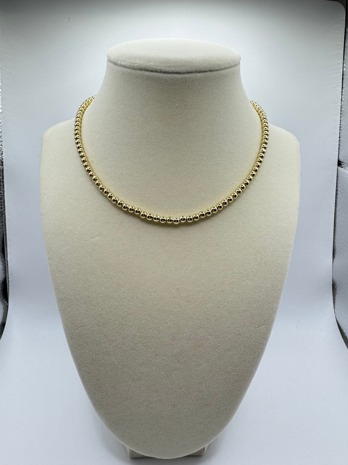 Golden Harmony Stretch Necklace