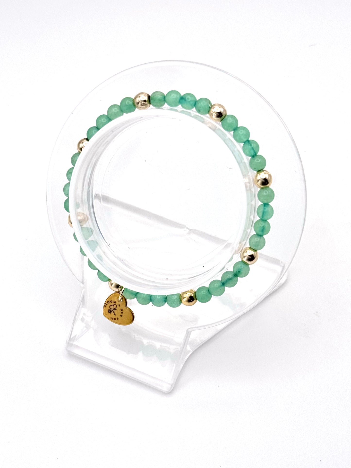 Abundant Calm Bracelet-Green Aventurine