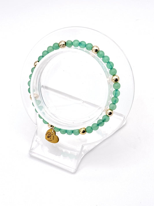 Abundant Calm Bracelet-Green Aventurine