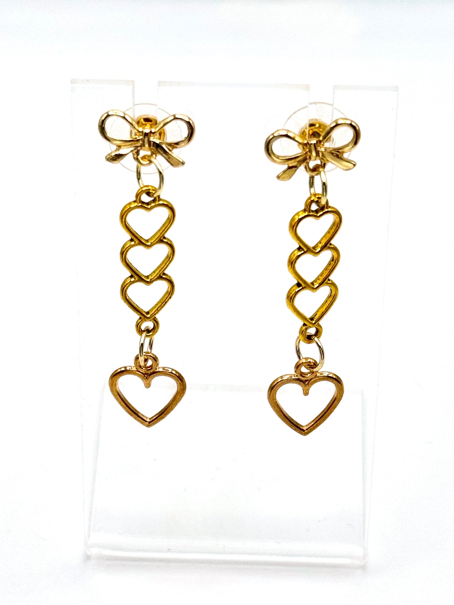 Tied With Love Earrings – Gold Bow Edition