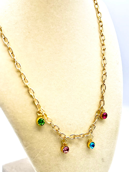 Moments in Color Charm Necklace