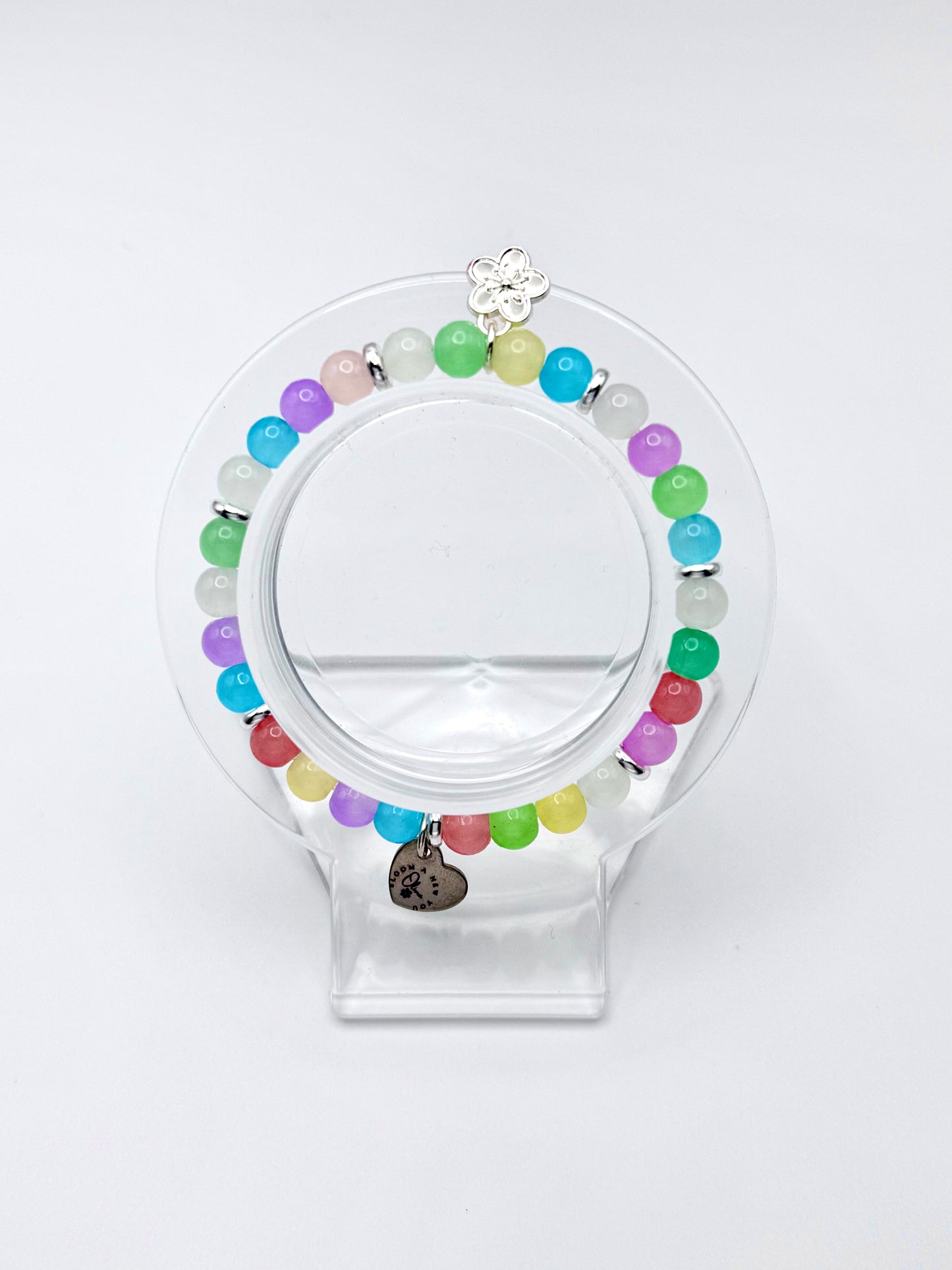 Floral Bloom Bracelet – Silver Version