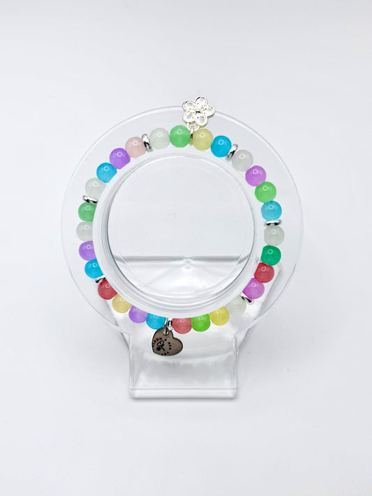 Floral Bloom Bracelet – Silver Version