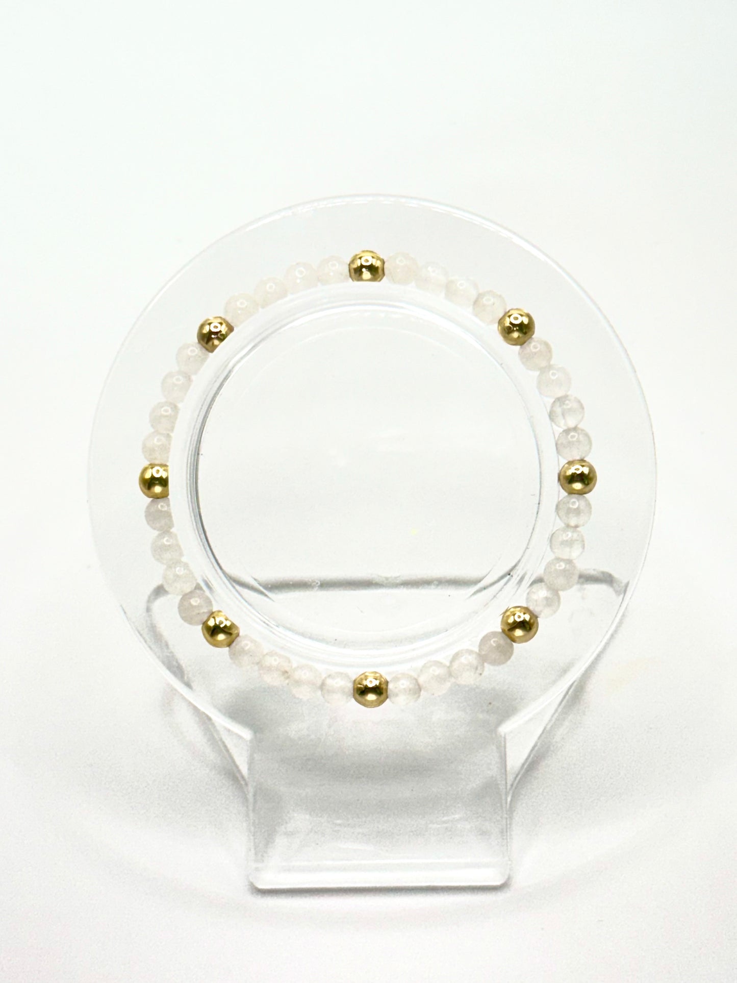 Pure Serenity Bracelet-White Jade