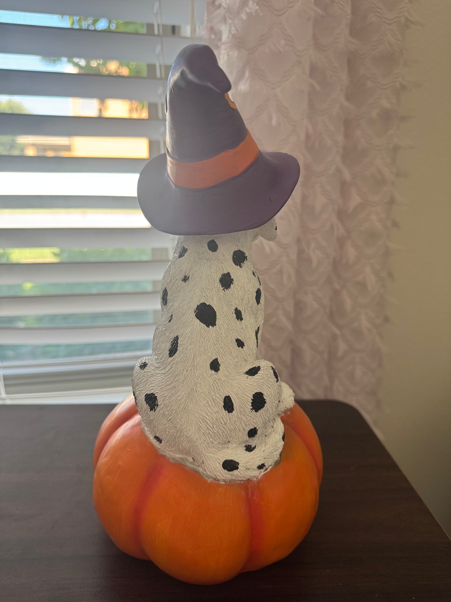 Limited Edition Witchy Dalmatian Pumpkin Decor