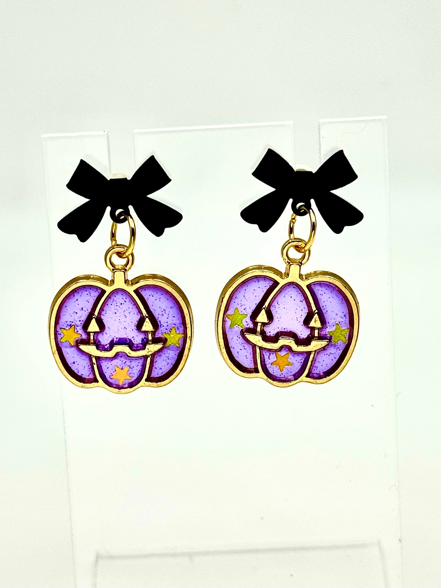 Midnight Magic Pumpkins Earrings
